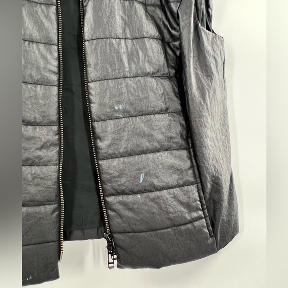 W by Worth black puffer vest jacket size 6 - Picture 2 of 10